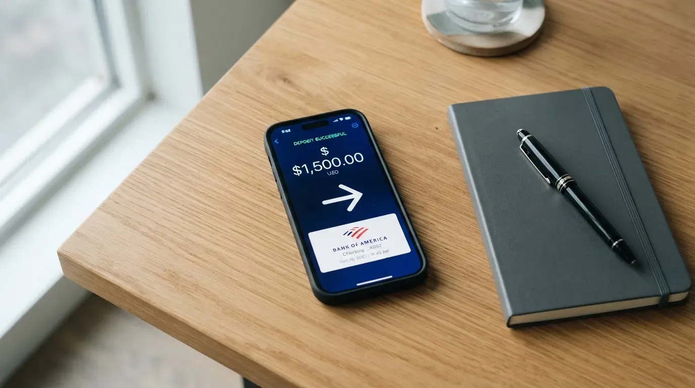 A phone showing a stablecoin transfer screen