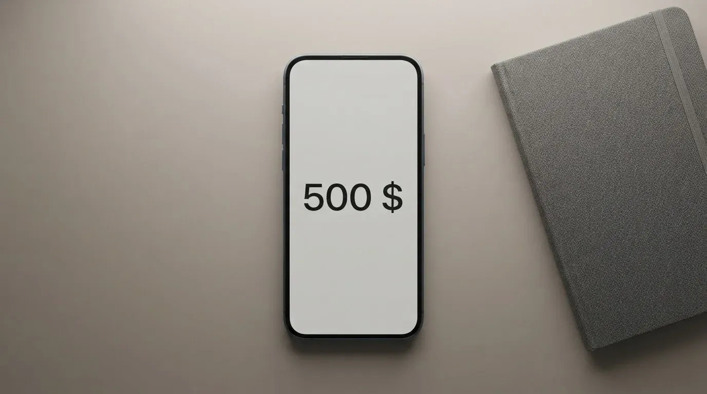 A phone showing a stablecoin transfer screen